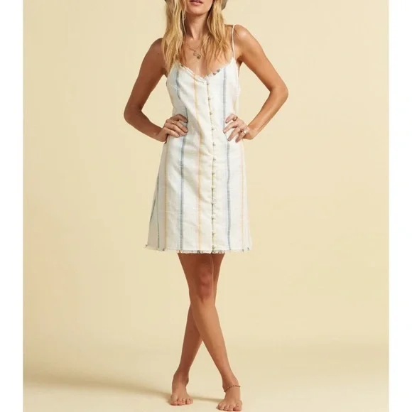 Billabongs x Salty Blonde Sunny Stripes Mini Dress - Picture 2 of 6